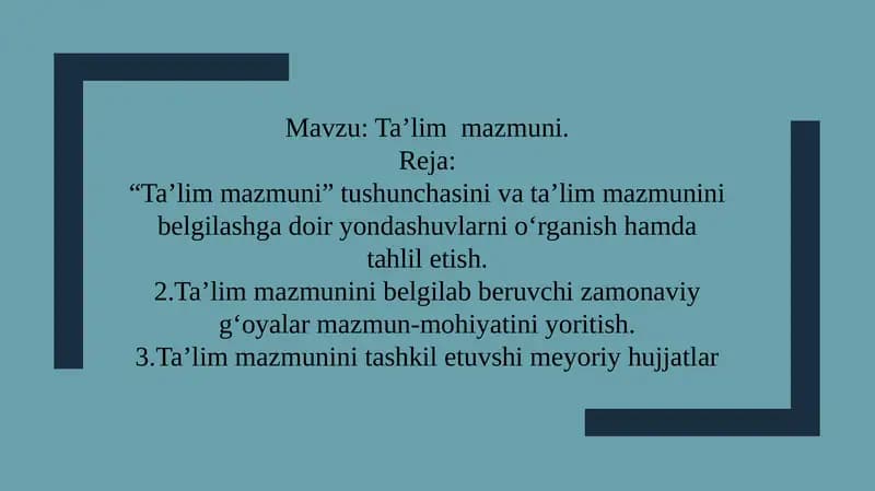 Ta'limmazmuni