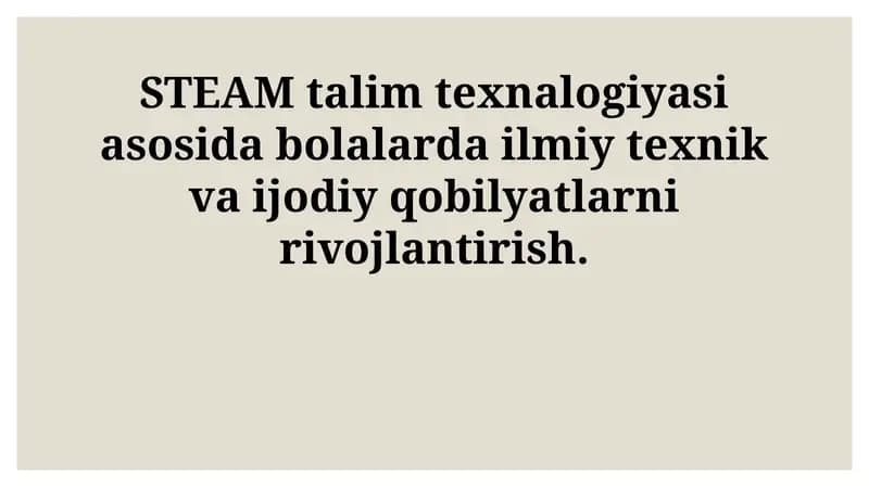 STEAM taʼlimi