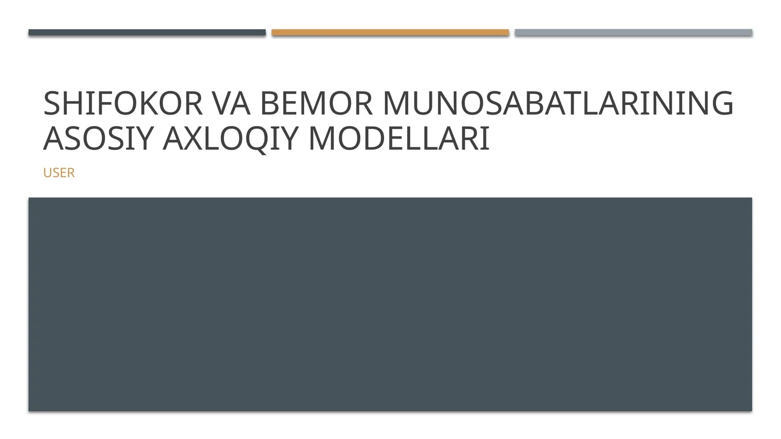 Axloqiy modellarning turlari va ularning amaldagi qo'llanilishi