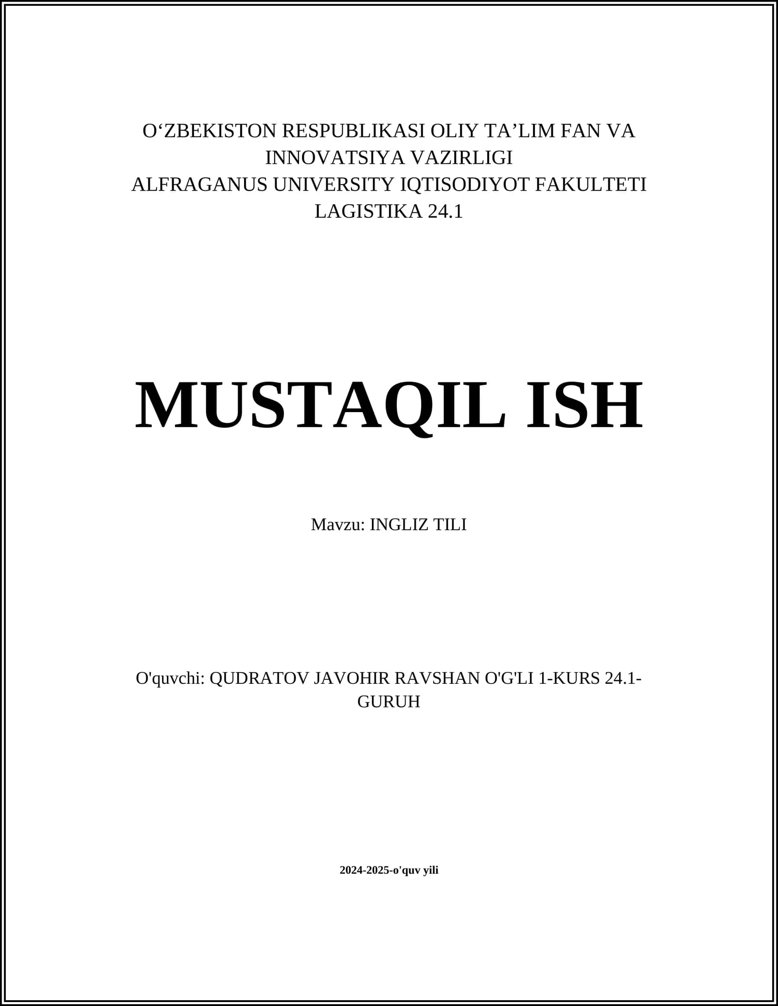 O‘zbek tilida Grammatika qoidalari