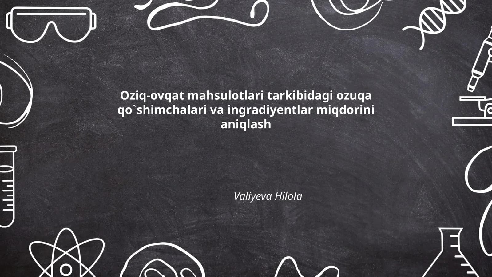 Ozuqa qo'shimchalari tasnifi