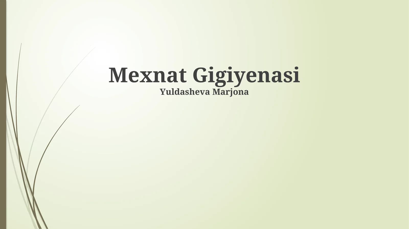 Mexnat Gigiyenasi