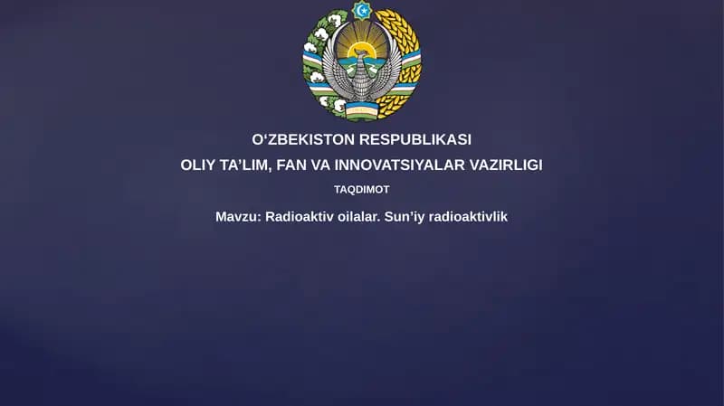 Radioaktiv oilalar