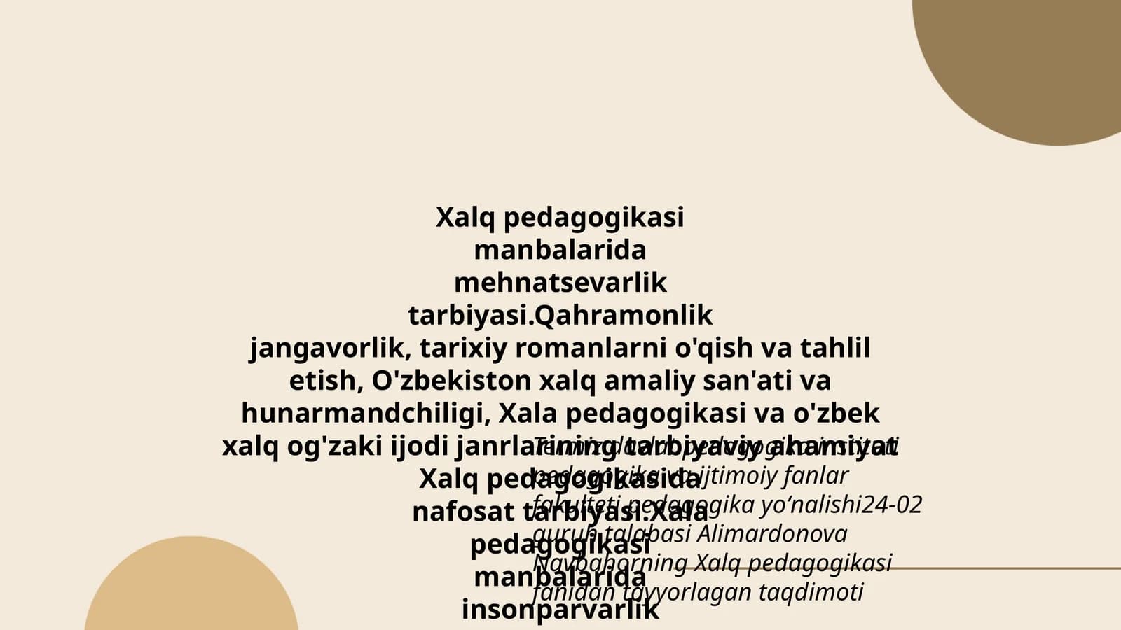 Xalq pedagogikasi