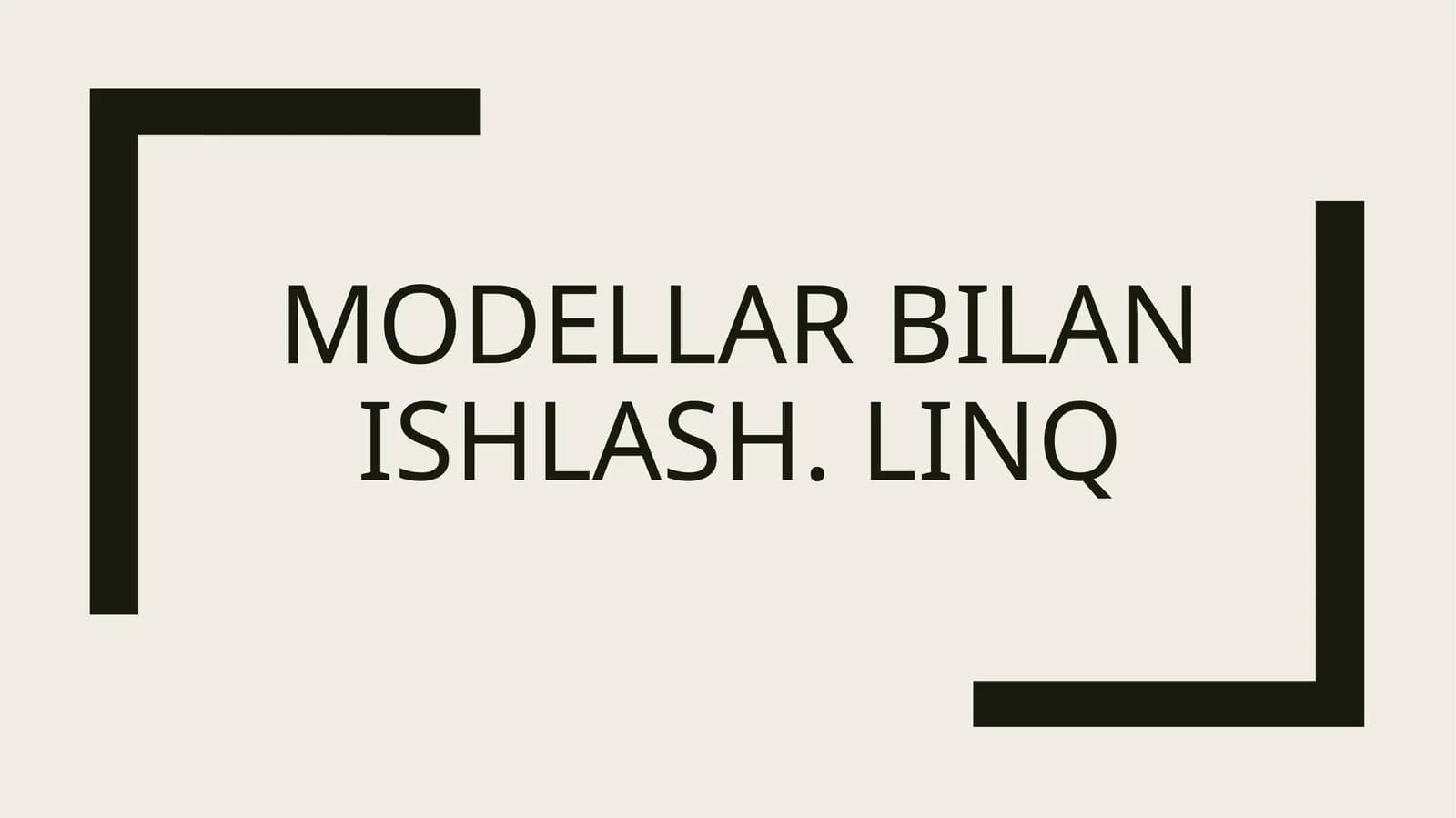 LINQ (Language Integrated Query)