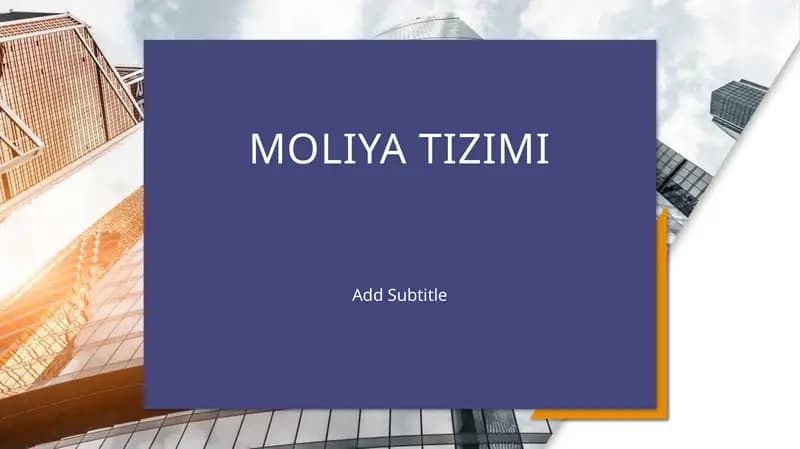 Moliya tizimi