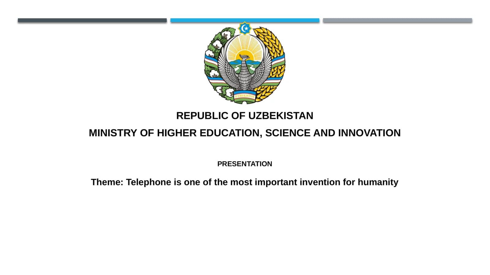 Telephone is one of the most important invention for humanity
