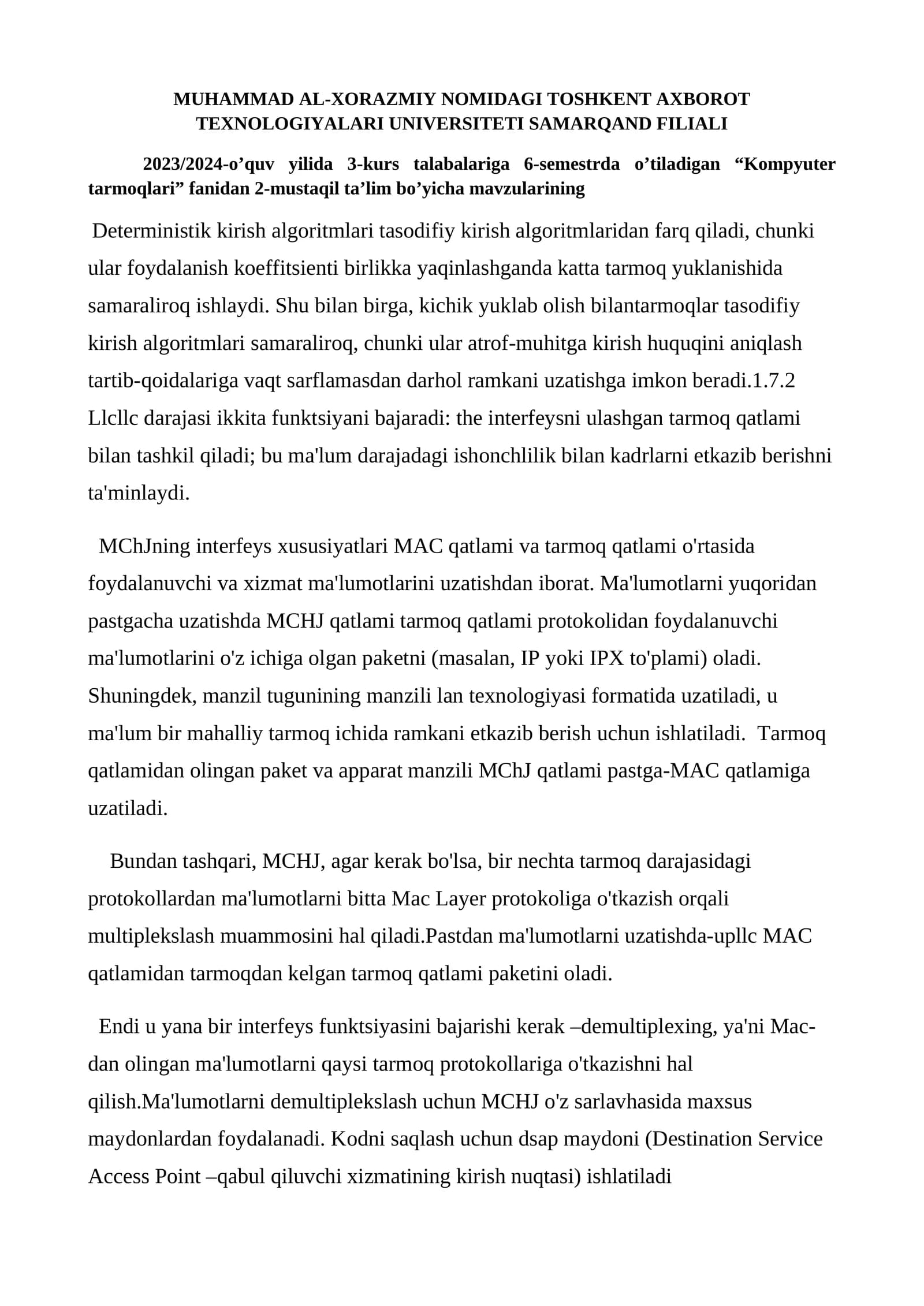 Kompyuter tarmoqlari