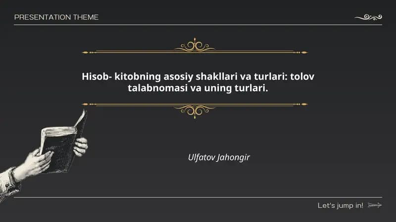 Tolov talabnomasi
