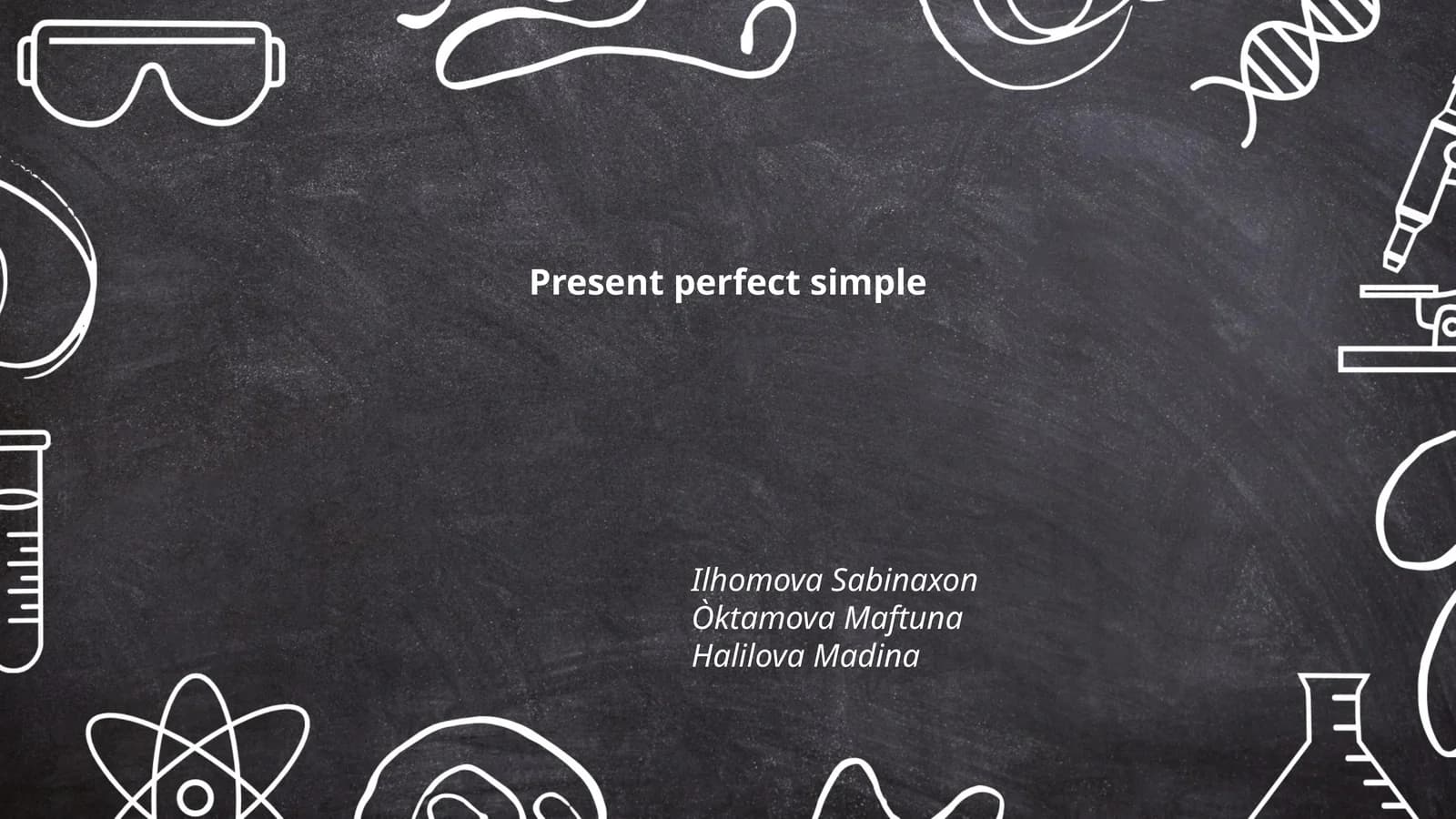 Present perfect simple