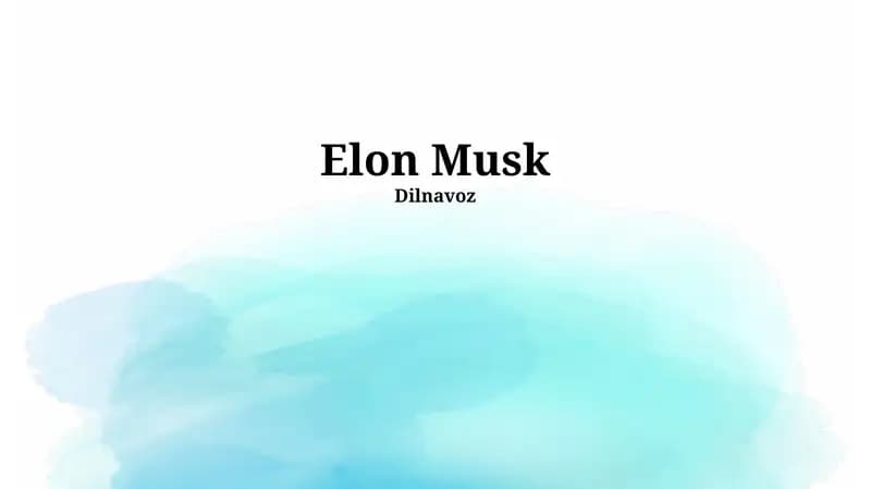 Elon Musk
