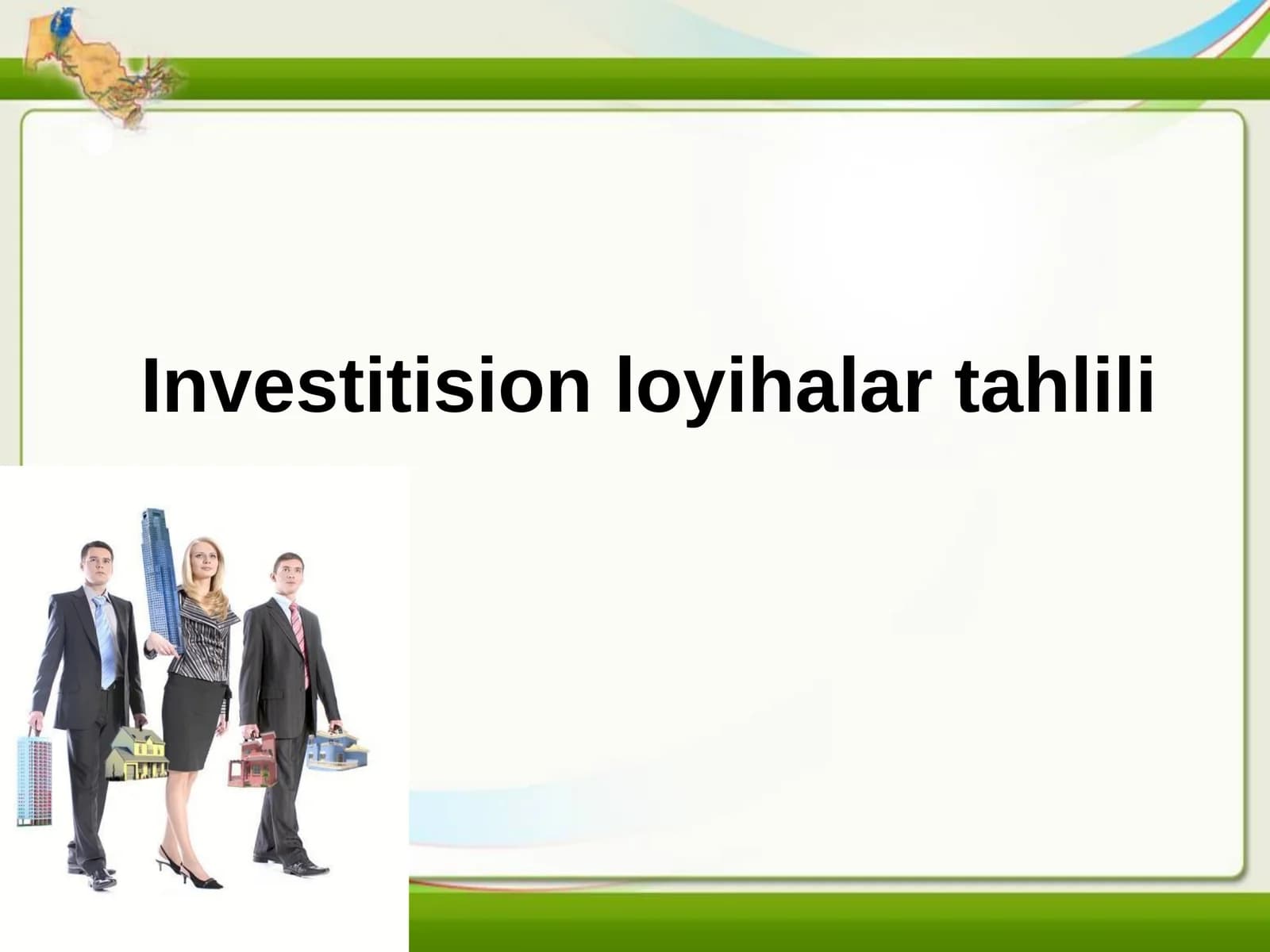 Investitision loyihalar tahlili