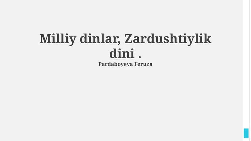 Zardushtiylik dini