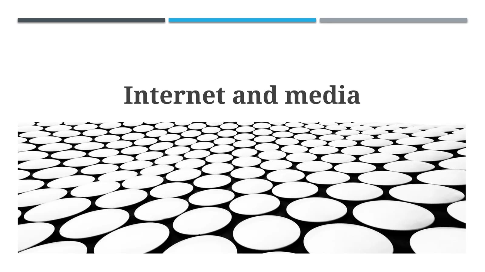The Internet & Media: A Love-Hate Story