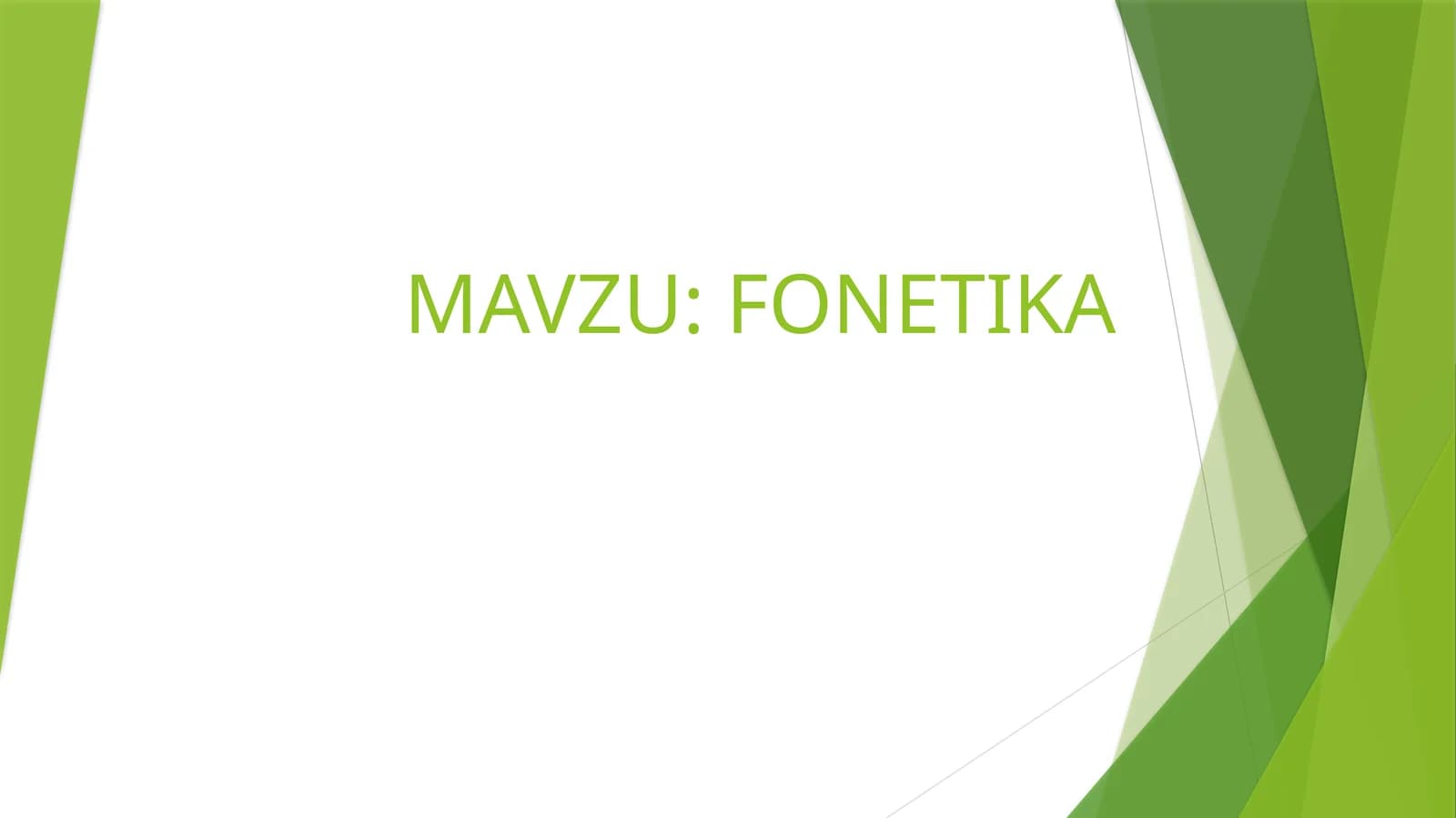 FONETIKA