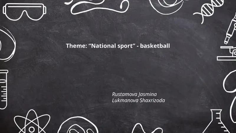 National Sport - Basketball History