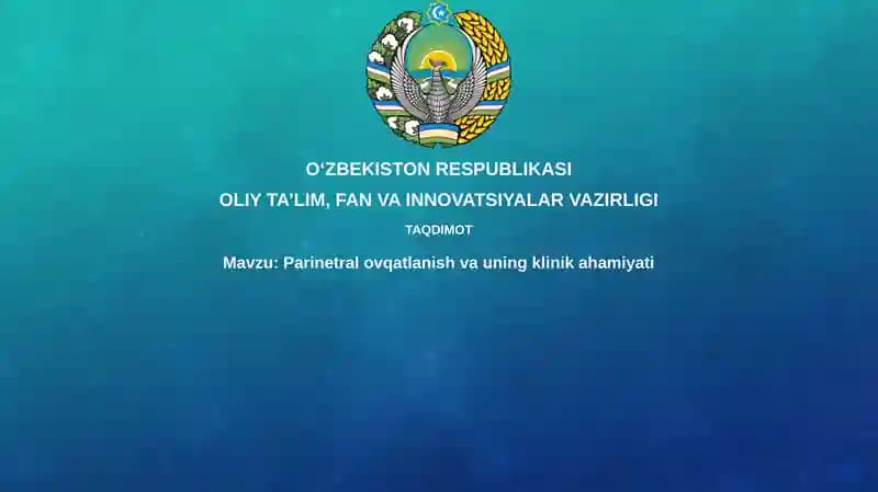 Parenteral oziqlanish