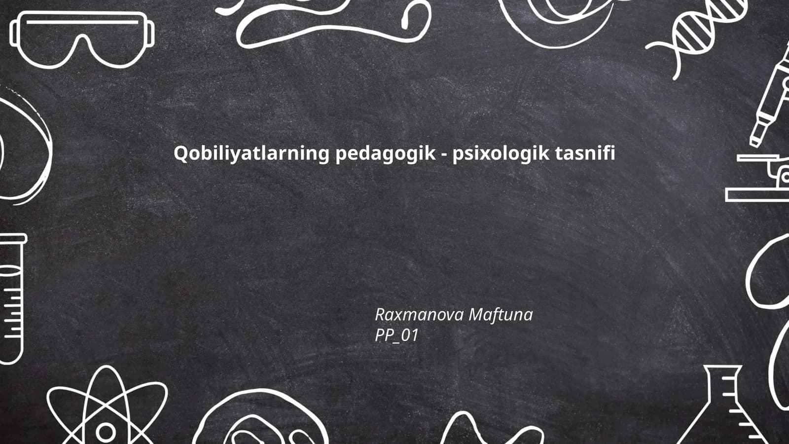 Qobiliyatlarning pedagogik - psixologik tasnifi