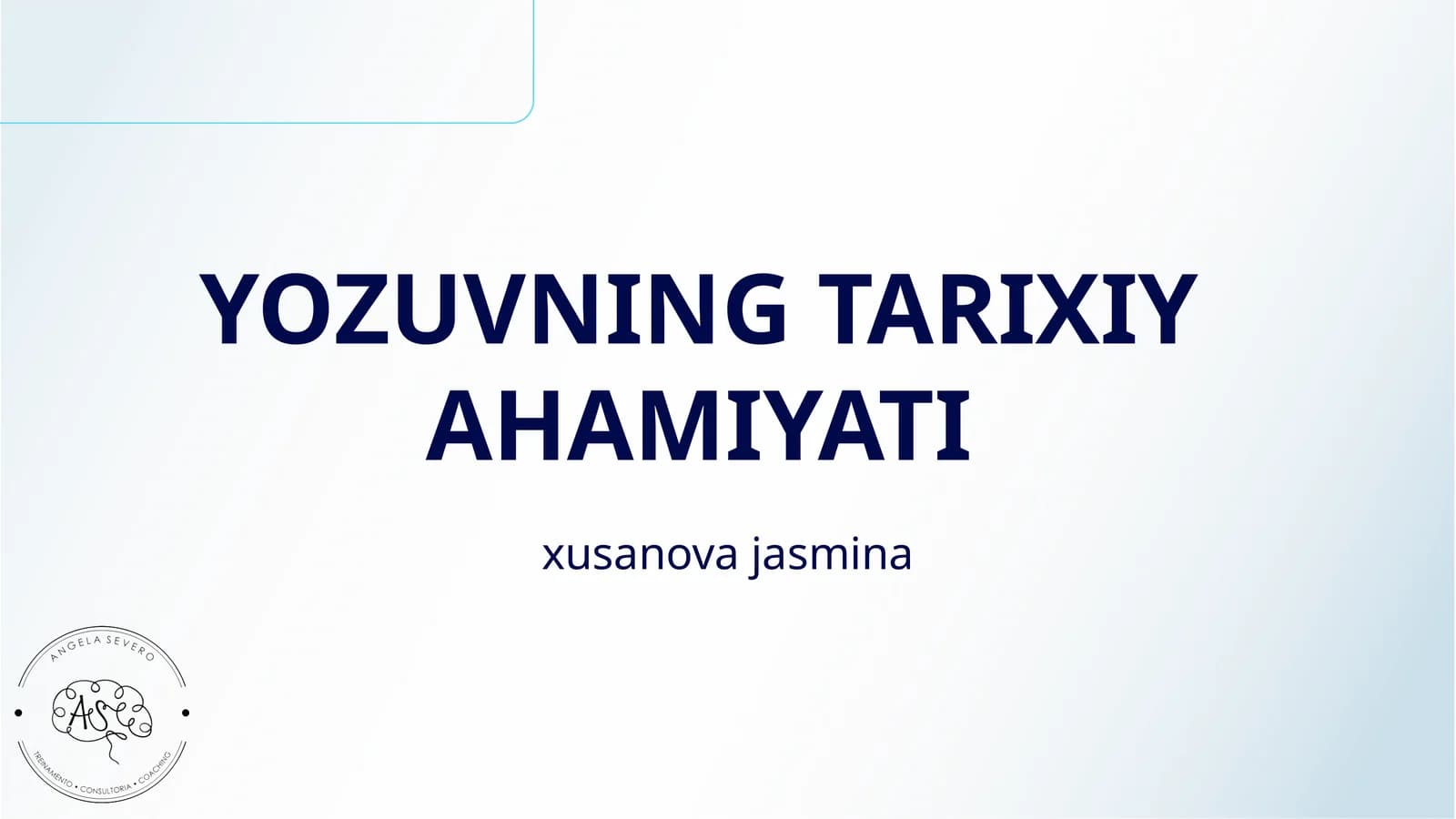 YOZUVNING TARIXIY AHAMIYATI