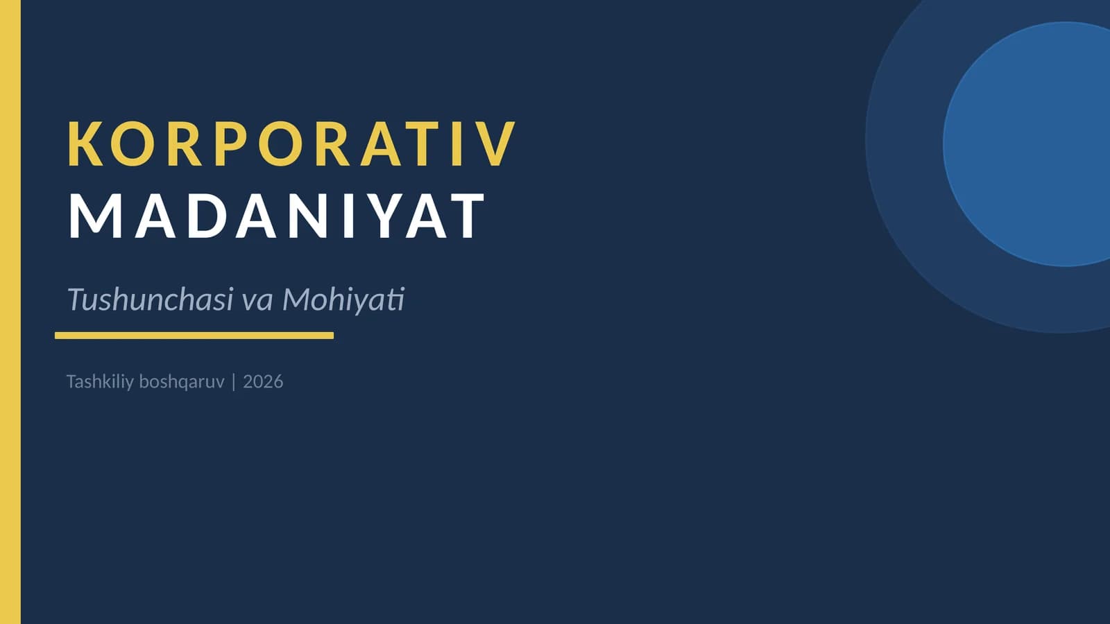 korporativ madaniyat