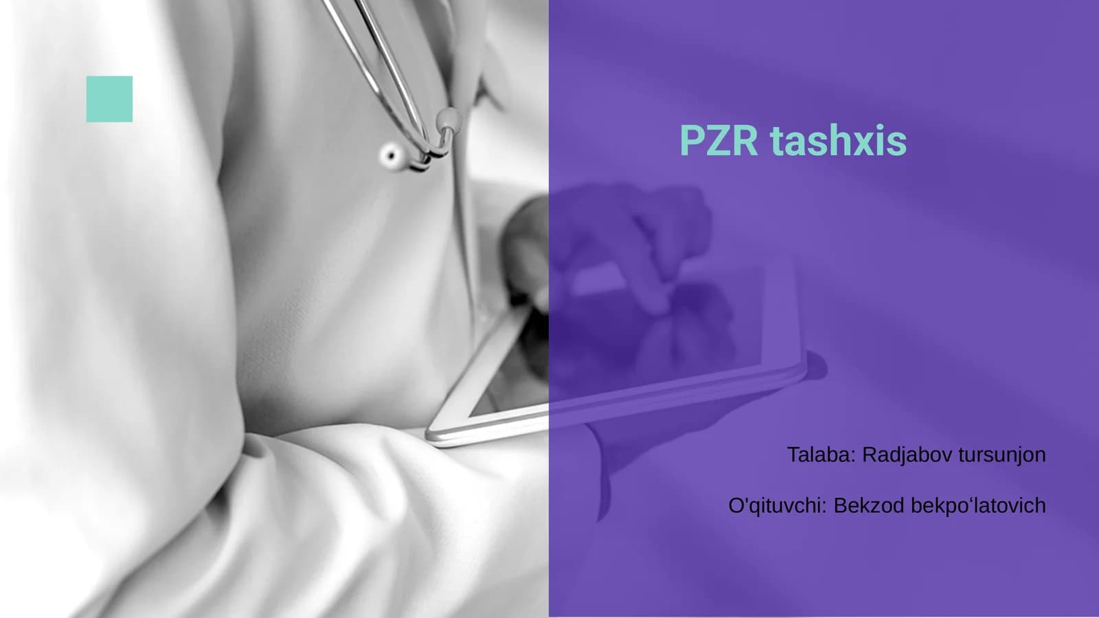 PZR tashxis