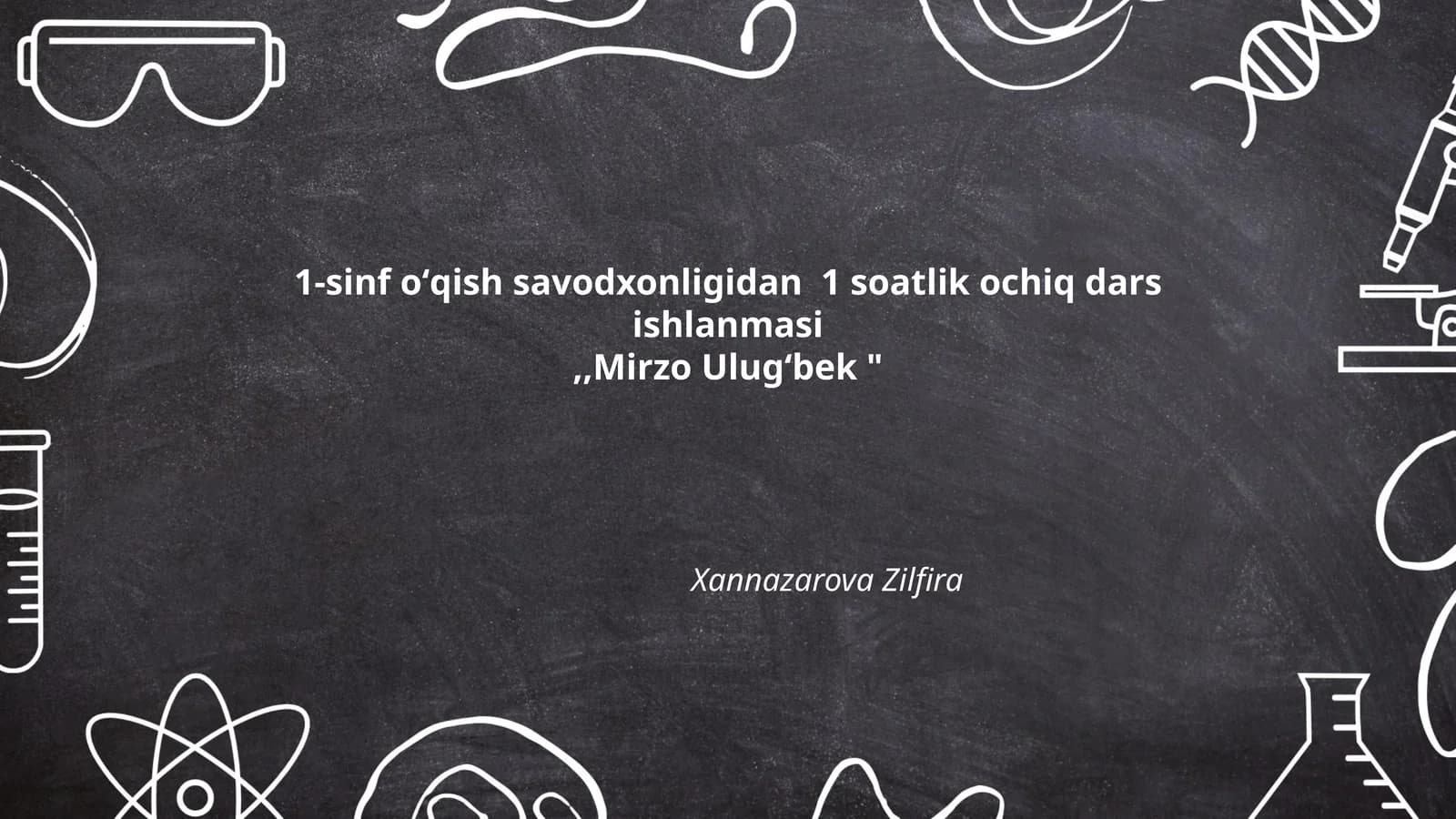 Mirzo Ulugʻbekning tarjimai holi