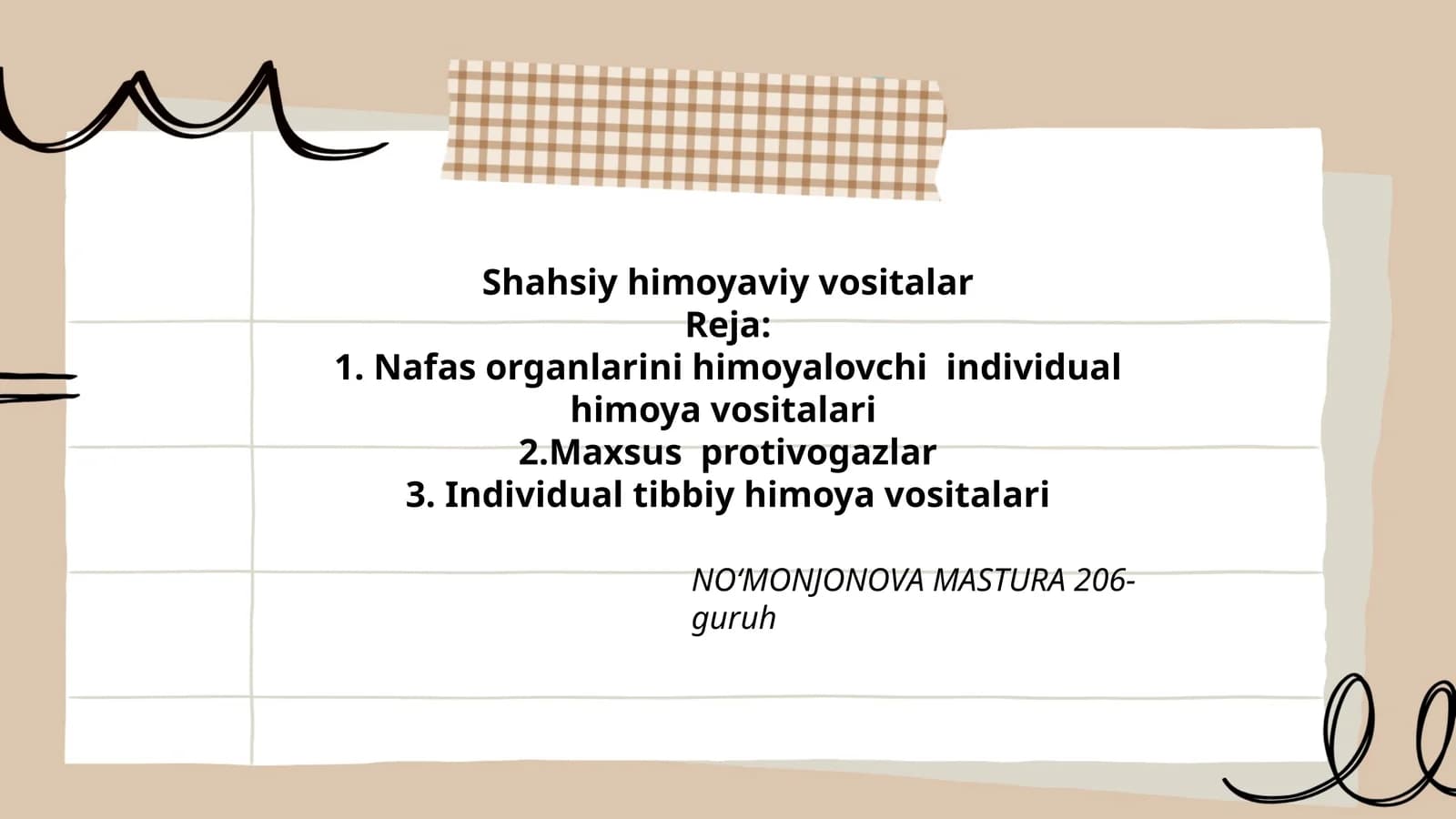 Shahsiy himoyaviy vositalar