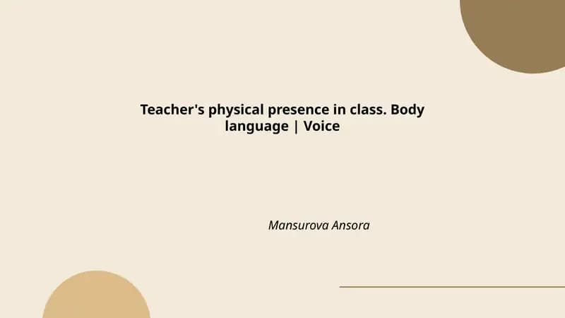 Importance of Eye Contact in Classroom Communication