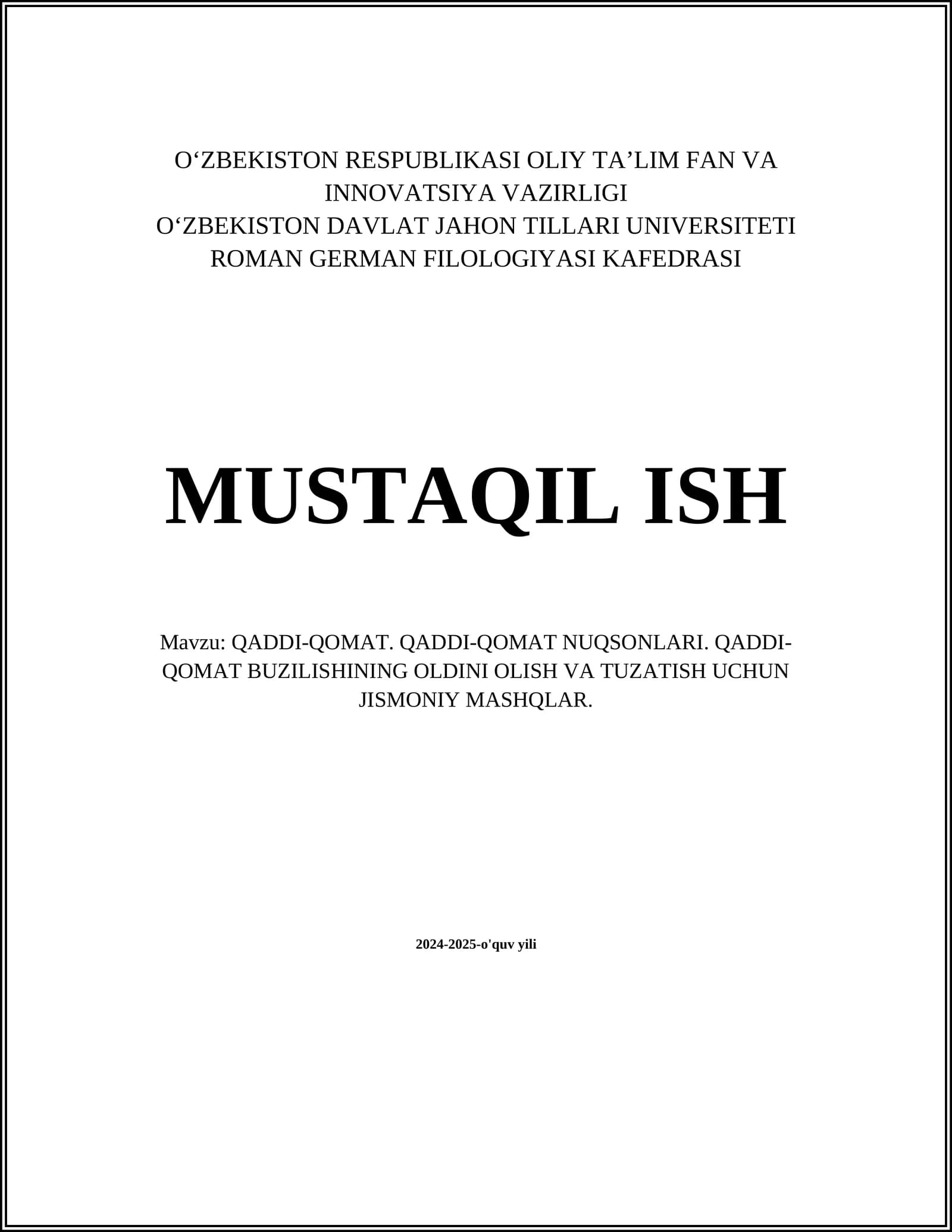 QADDI-QOMAT