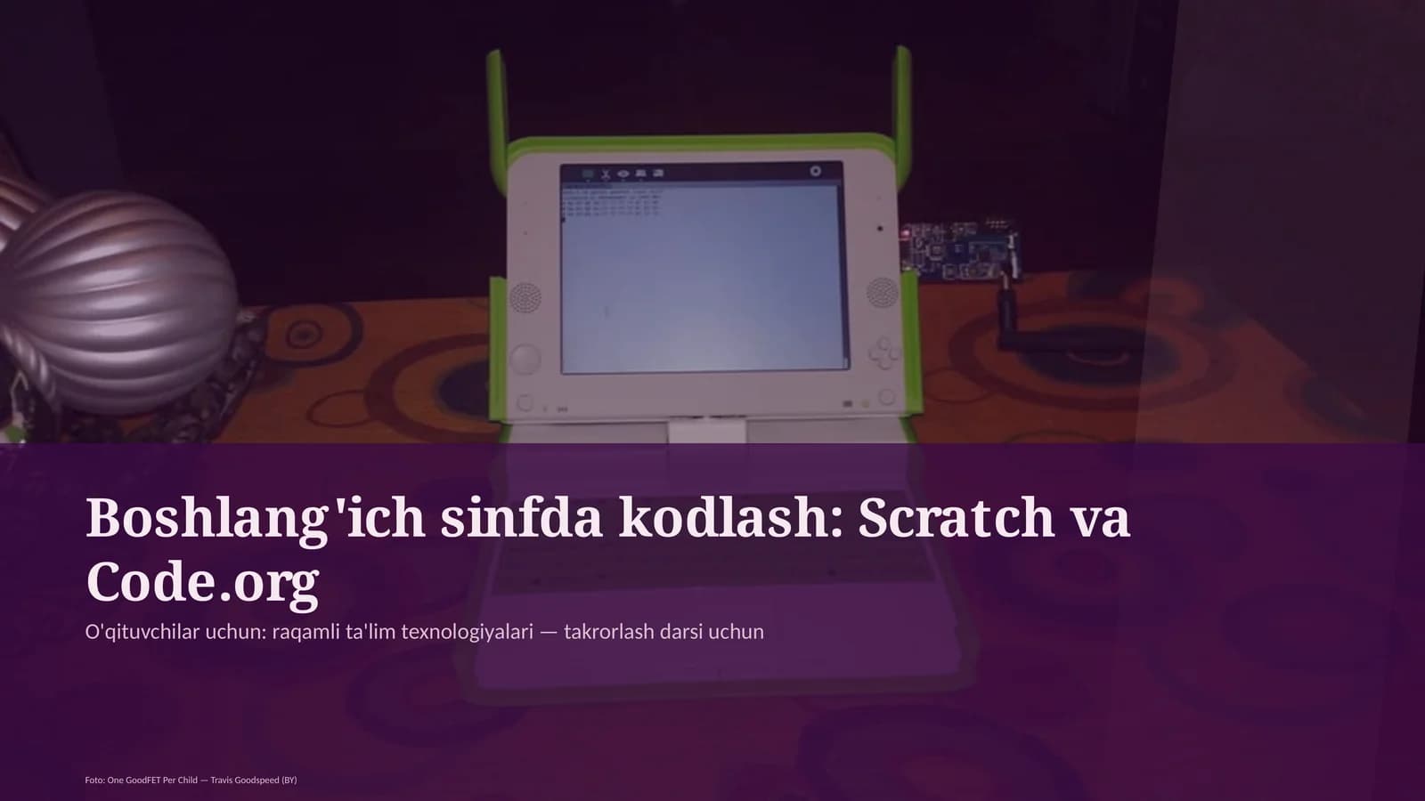 Boshlang'ich sinfda kodlash: Scratch va Code.org