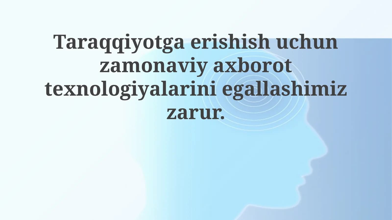 Zamonaviy axborot texnologiyalari: Taraqqiyot kaliti