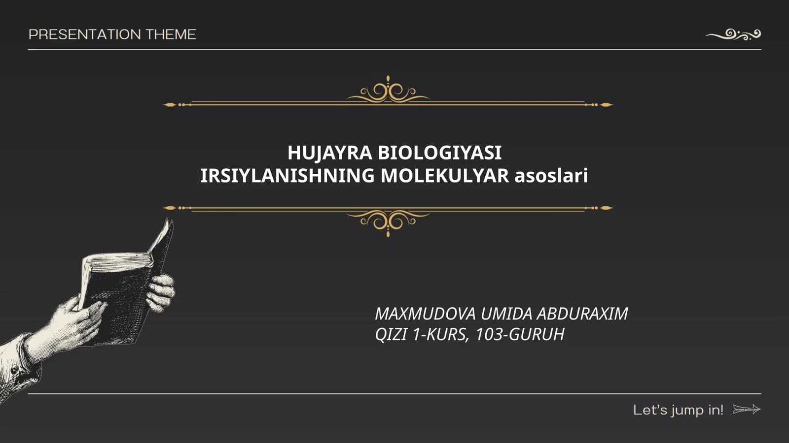 HUJAYRA BIOLOGIYASI