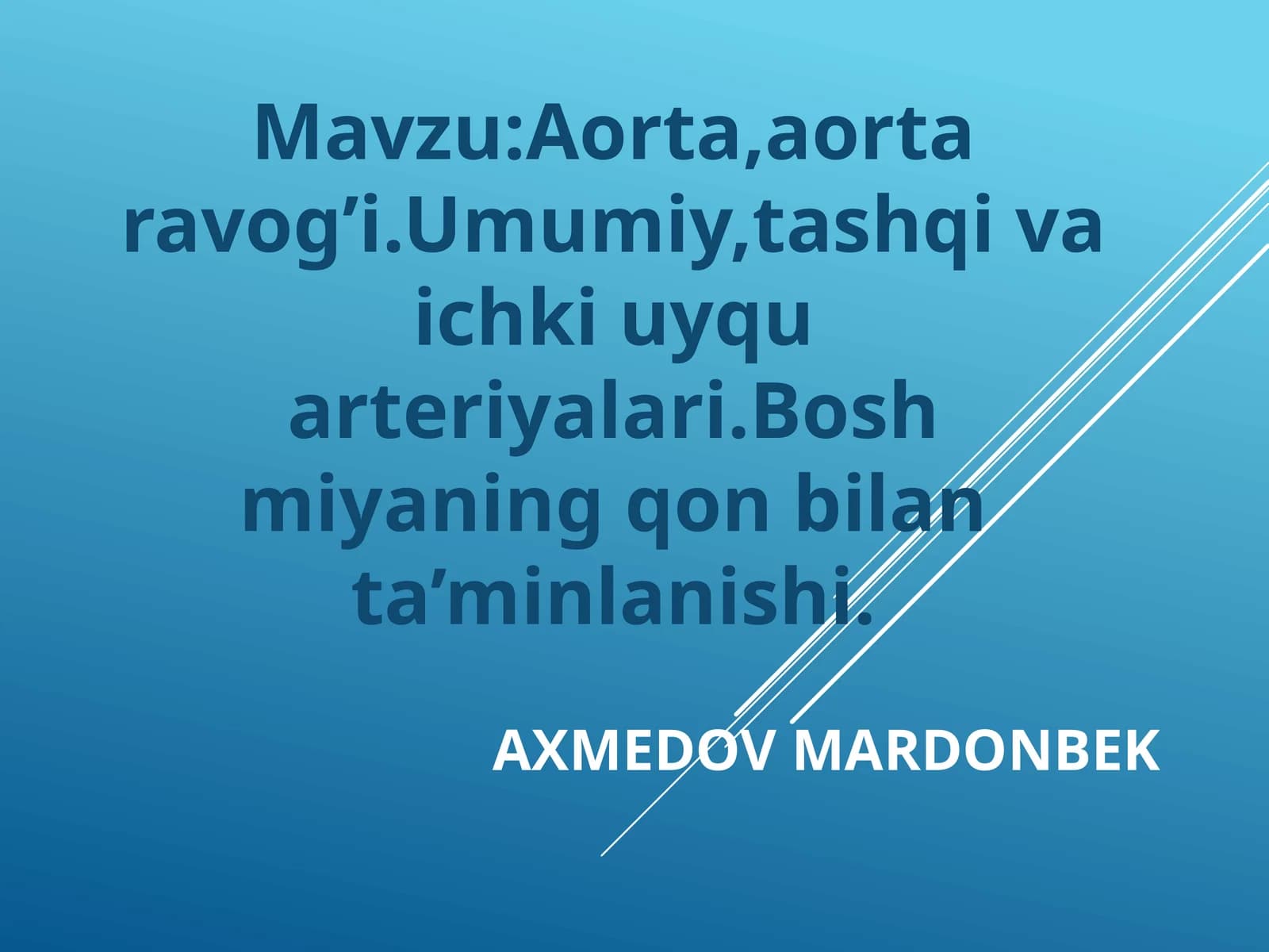 Aortavaaortaravog’I