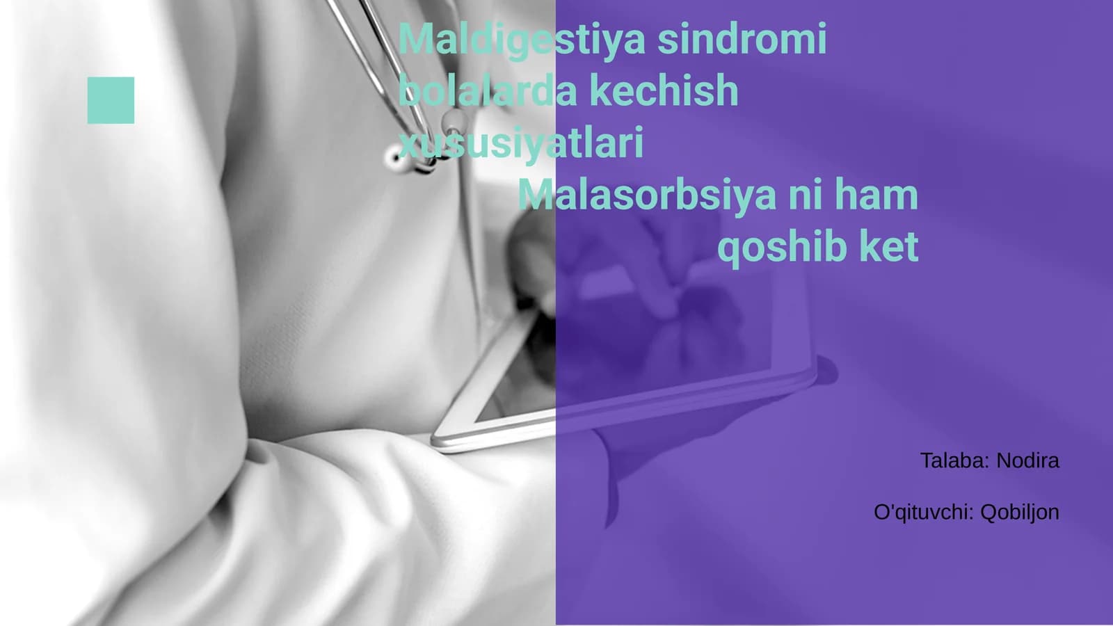 Maldigestiya sindromi
