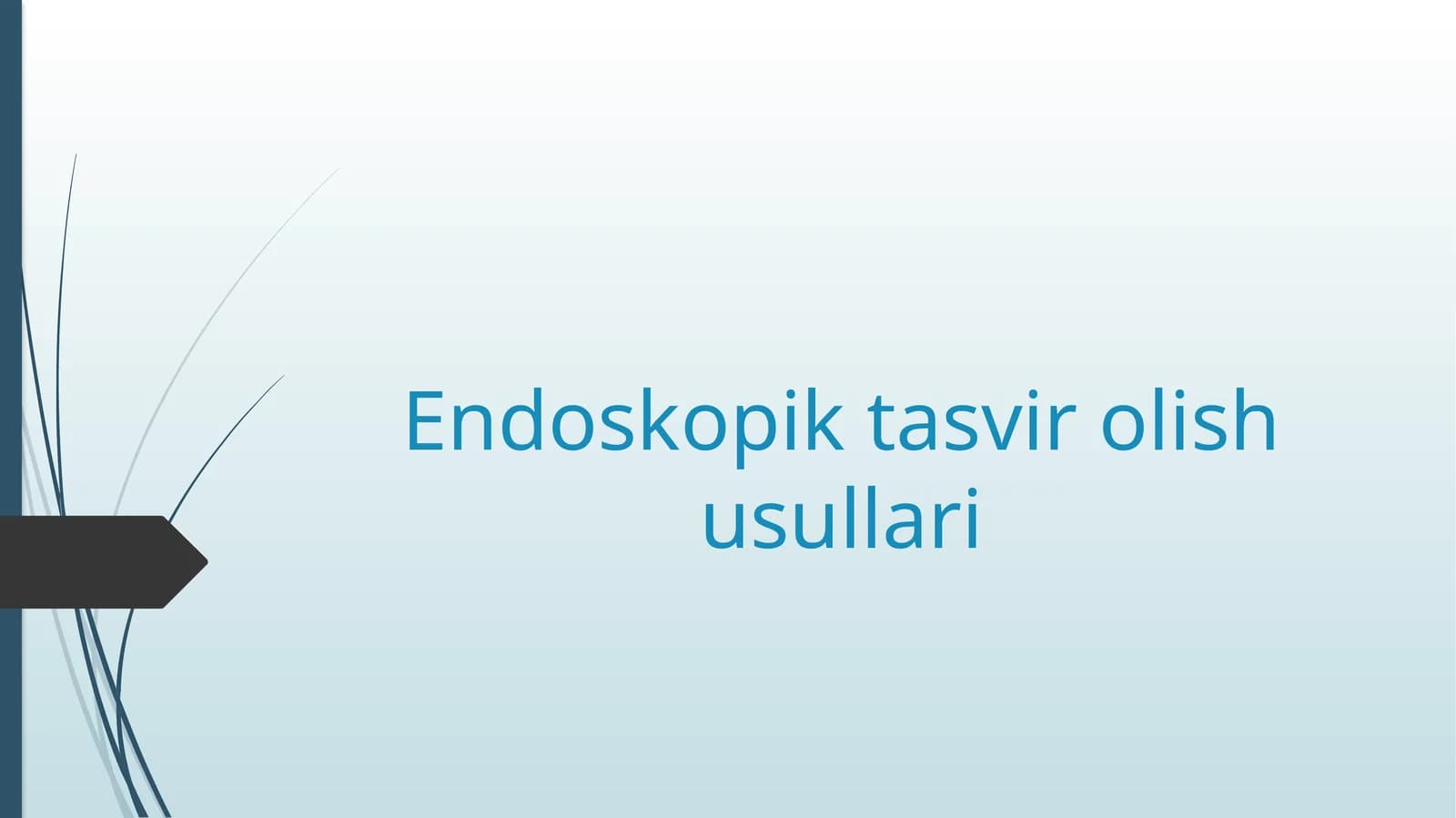 Endoskopik tasvir olish usullari