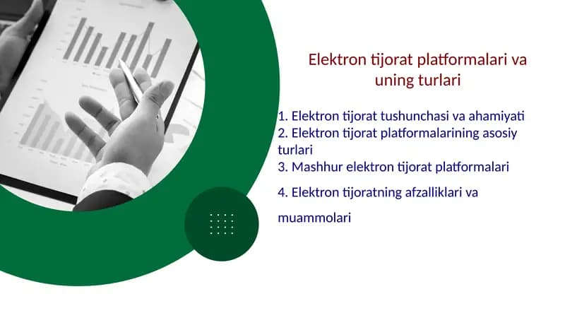 Elektron tijorat platformalari va uning turlari