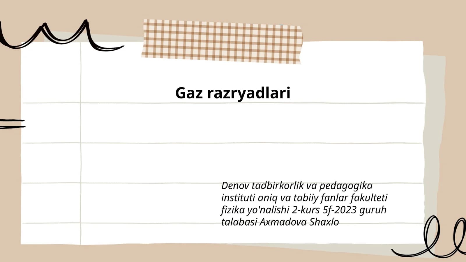 Gaz razryadlari