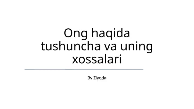 Ipakning noyob tuzilishi