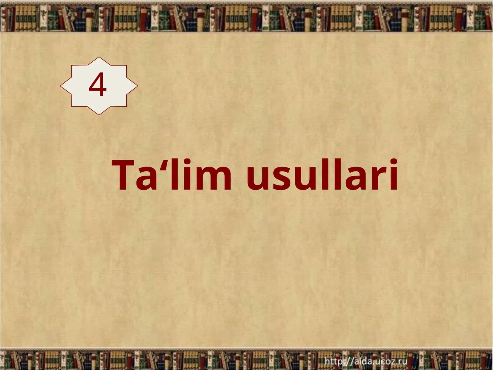 Ta‘lim usullari