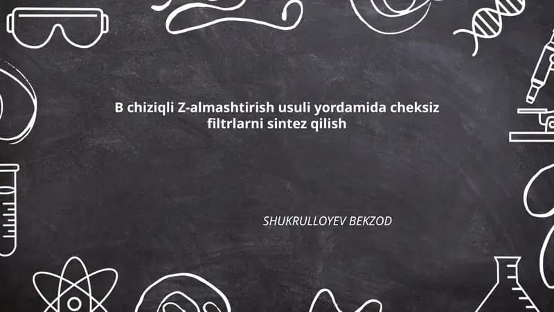 B chiziqli Z-almashtirish usuli