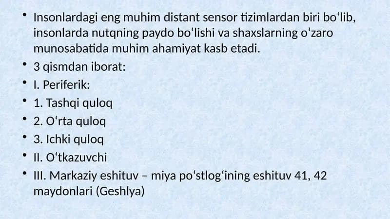 Distant sensor tizimlari
