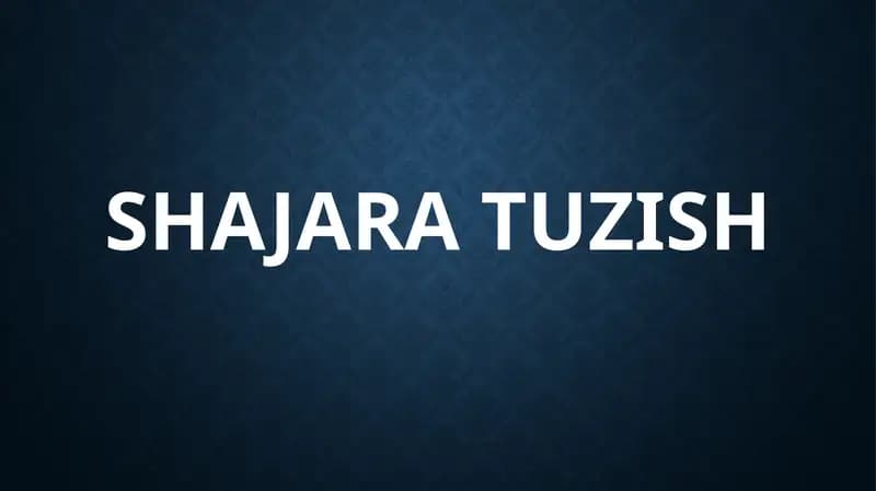 Shajara tuzish