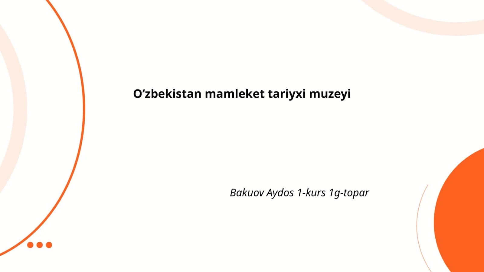 Oʻzbekistonning qadimgi tarixi