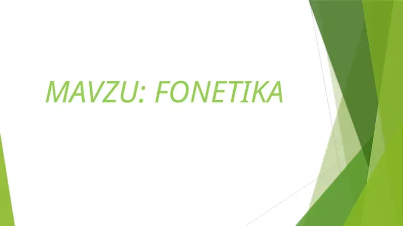 FONETIKA