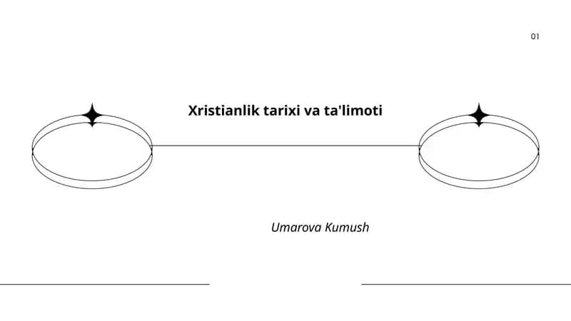 Xristianlik tarixi va ta'limoti