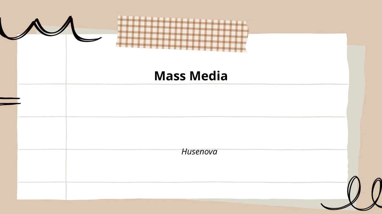 History of Mass Media
