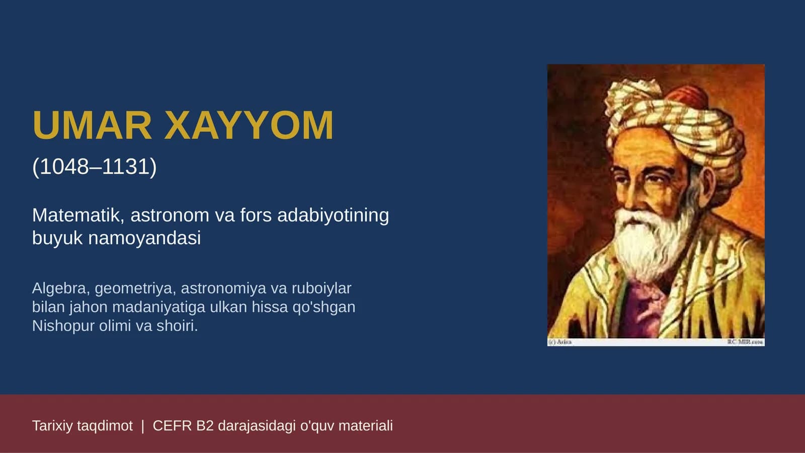 UMAR XAYYOM