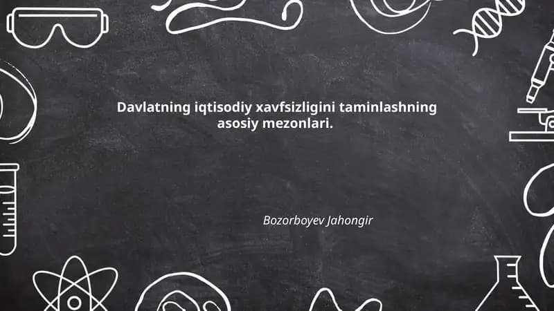 Iqtisodiy barqarorlik