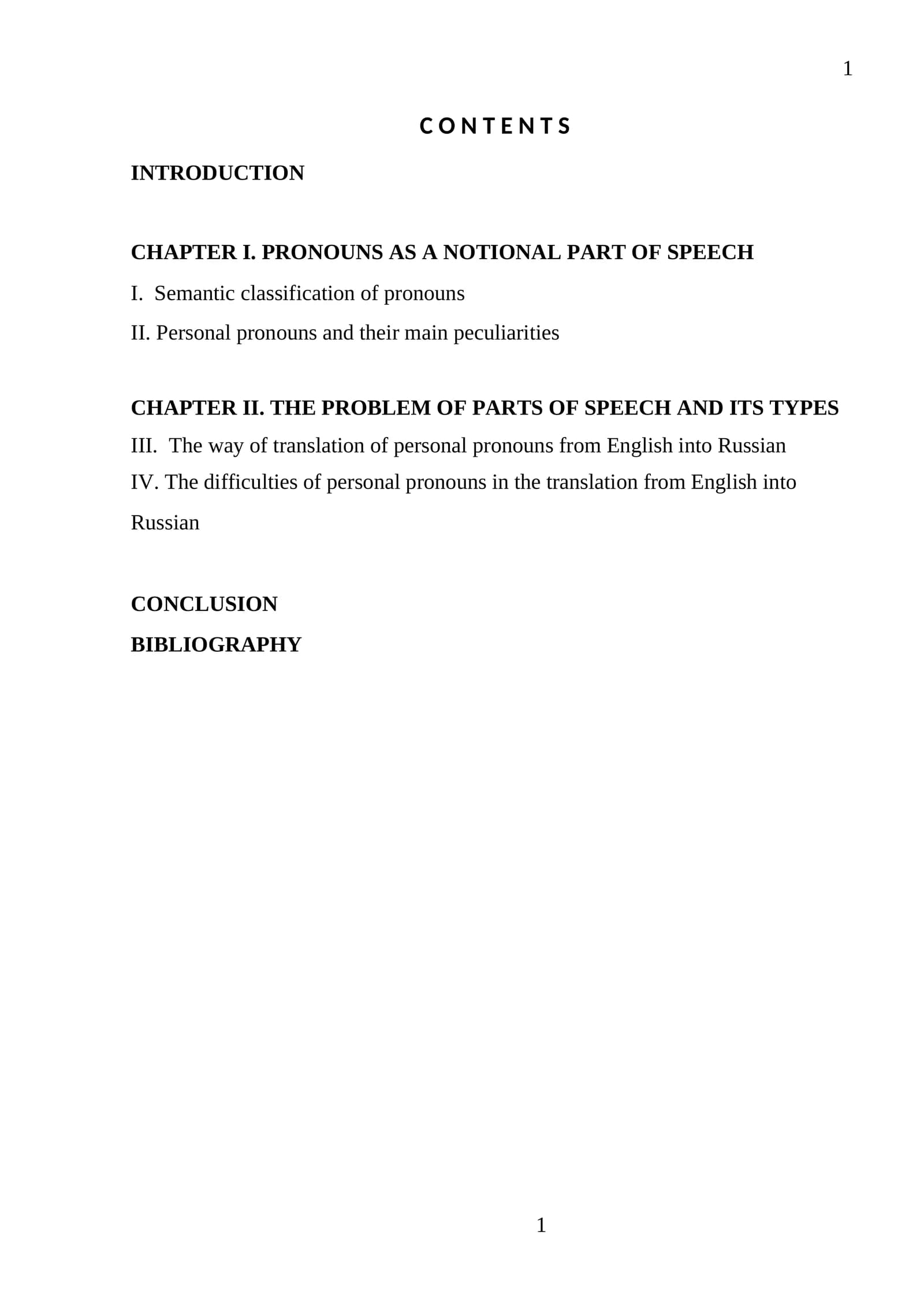Personal Pronouns in Linguistics