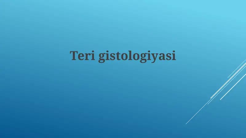 Terigistologiyasi